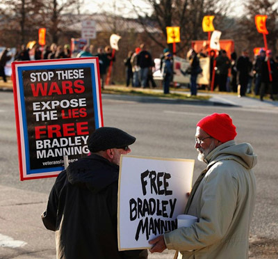 Fort Meade support rally