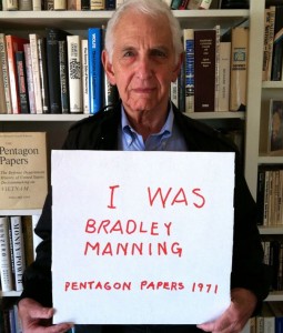 Daniel Ellsberg, Pentagon Papers whistle-blower, and one of the sponsors for this petition to free Bradley Manning. 