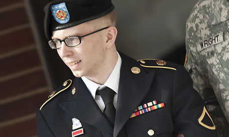PFC Bradley Manning. Photograph: AFP/Brendan Smialowski/Getty