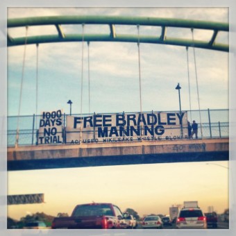 A supporter took sent us this photo from a highway overpass near Berkeley, CA. 