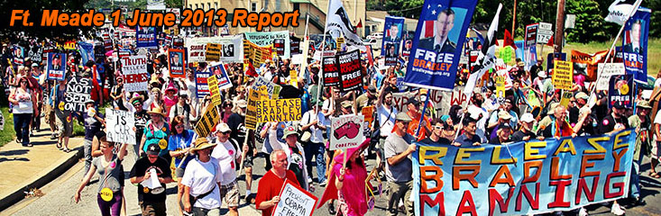 Thousand march on Meade for trial start!